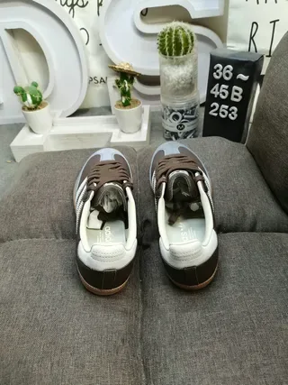 Adidas Samba OG Marrón Gris Blanco Zapatillas Lifestyle 8