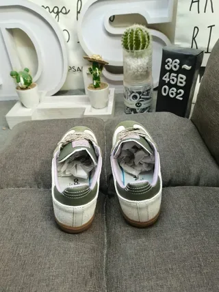 Adidas Samba Verde Oliva e Lavanda Sneakers Lifestyle 8