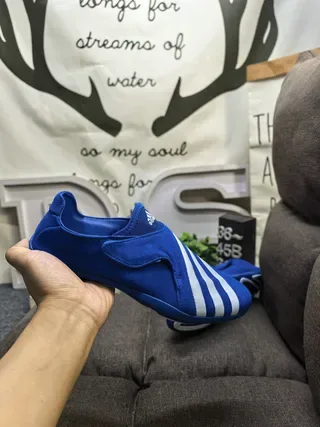 أديداس سامبا سلايب أون سنيكرز لايف ستايل أزرق ملكي 5