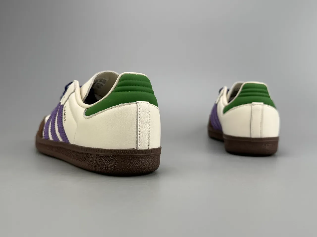Adidas Samba Blanc Violet Marron Vert Lifestyle Sneakers 2