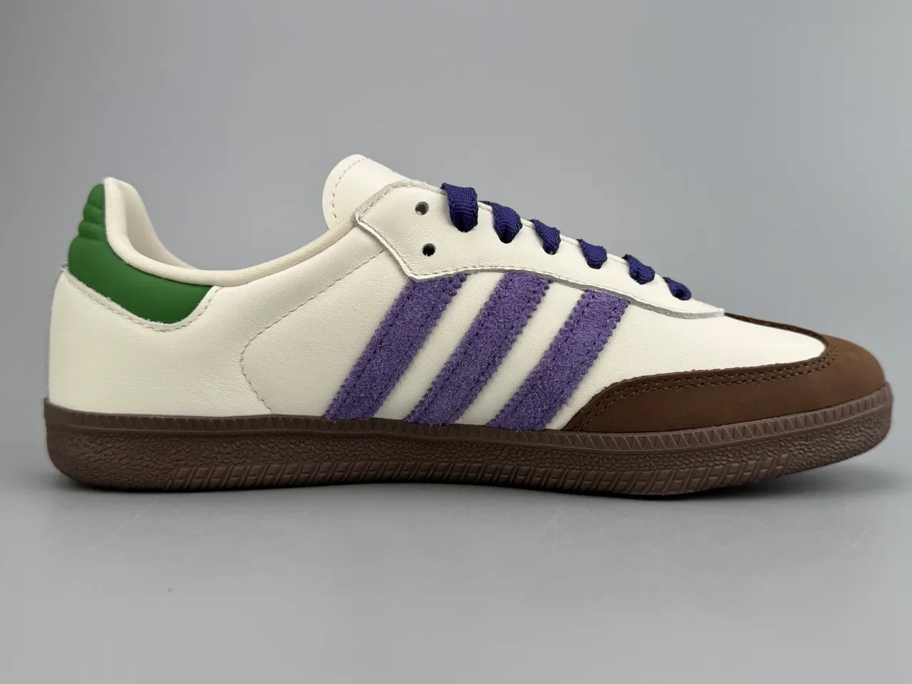 Adidas Samba Blanc Violet Marron Vert Lifestyle Sneakers 8