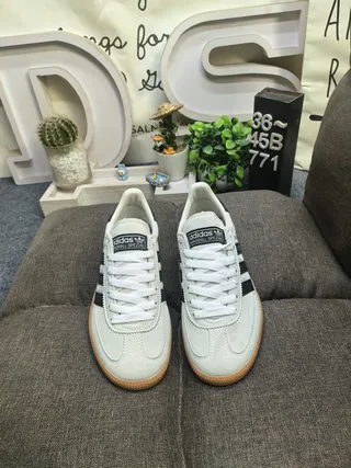 Adidas Spezial Tênis Lifestyle de Camurça Bege e Marinho 10
