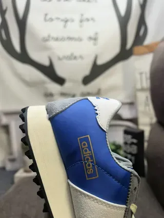 Adidas Spezial Blue Gray حذاء رياضي أسلوب حياة 3