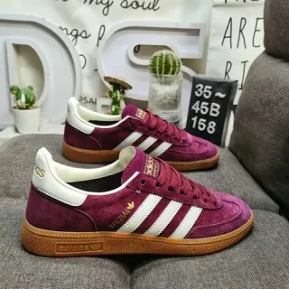 Adidas Spezial بوردو سويد و أبيض حذاء أسلوب حياة