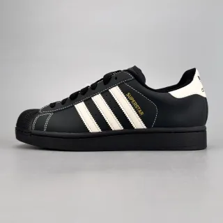 Adidas Superstar أسود أبيض Shell-Toe Three Stripes Lifestyle Sneakers