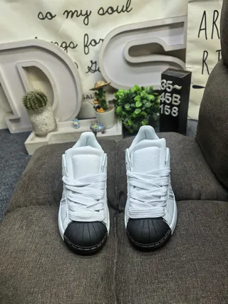 Adidas Superstar Tênis lifestyle cinza claro e preto 10