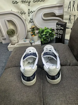 Adidas Superstar Chaussures Lifestyle Navy et Blanc à Impressions Stellaires 8