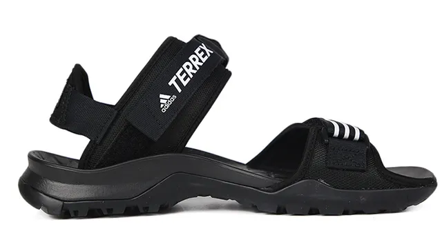 Adidas Terrex Black White Adjustable Buckle Straps Rugged Treaded Sole Casual Sandals 6