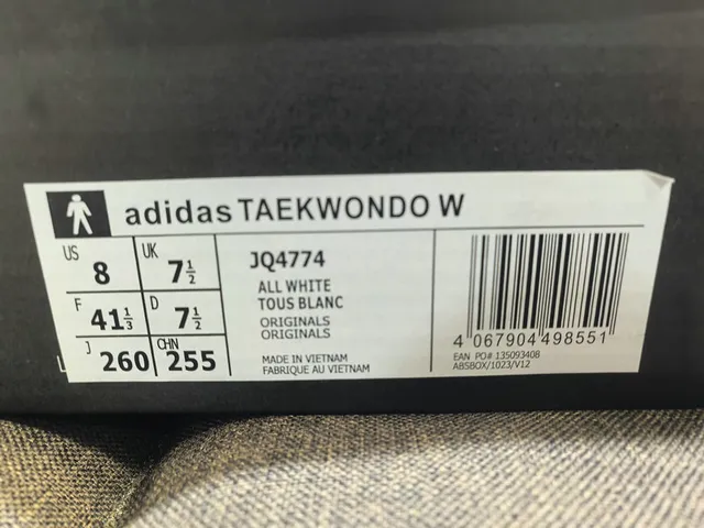 Adidas أبيض أسود بدون أربطة حزام فيلكرو مبطن جلد علوي أحذية كرة قدم داخلية 2
