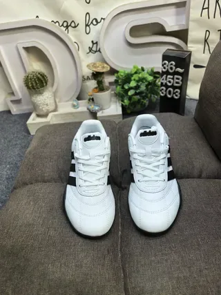 Adidas White Black Quilted Upper Three-Stripe Side Panel Lifestyle Sneakers 10
