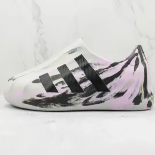 Adidas 白色粉色 免拉链 针织上层 生活方式运动鞋