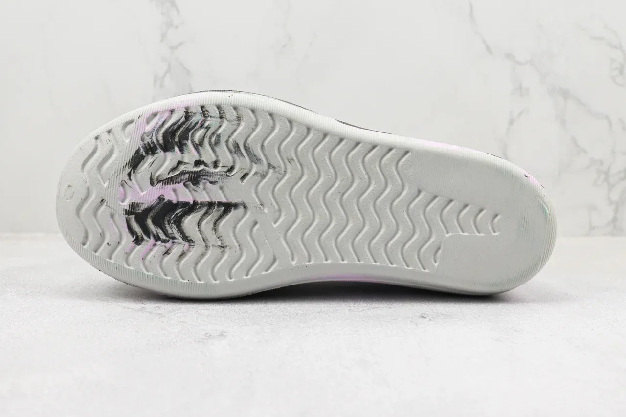 Adidas সাদা গোলাপি লেসহীন স্লিপ-অন রিবড নিট আপার লাইফস্টাইল স্নিকার্স 5