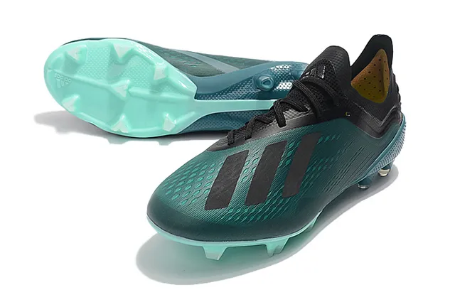 Adidas X Vert Transparente Coupe Basse Tige Synthétique Texturé Micro-Patterné Avant-Pied Terrain Ferme Chaussures de Football 6