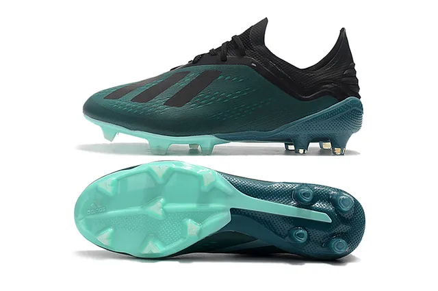 Adidas X Vert Transparente Coupe Basse Tige Synthétique Texturé Micro-Patterné Avant-Pied Terrain Ferme Chaussures de Football 9