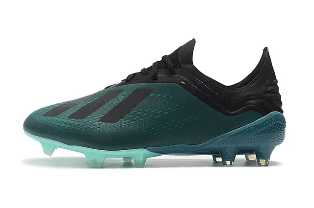 Adidas X Vert Transparente Coupe Basse Tige Synthétique Texturé Micro-Patterné Avant-Pied Terrain Ferme Chaussures de Football 10
