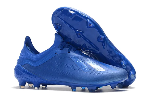 Adidas X Vert Transparente Coupe Basse Tige Synthétique Texturé Micro-Patterné Avant-Pied Terrain Ferme Chaussures de Football 18