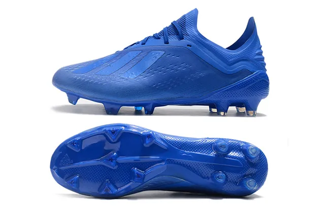 Adidas X Vert Transparente Coupe Basse Tige Synthétique Texturé Micro-Patterné Avant-Pied Terrain Ferme Chaussures de Football 19