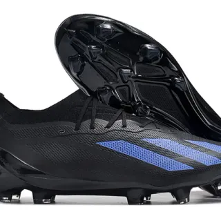 Adidas X Speedflow Noir Bleu Chaussures de football terrain ferme