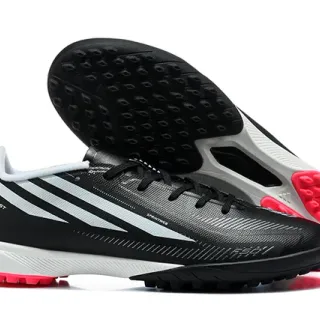 Adidas X Speedportal Hyperfast Black White Pink حذاء كرة القدم للعشب الاصطناعي