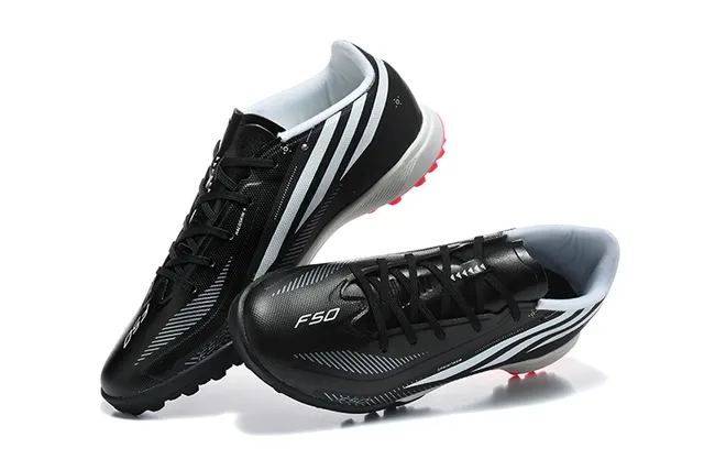 Adidas X Speedportal Hyperfast Black White Pink Sapatos de futebol para grama artificial 2