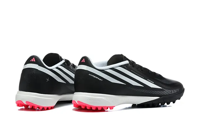 Adidas X Speedportal Hyperfast Black White Pink Sapatos de futebol para grama artificial 5