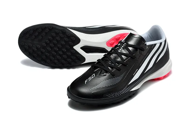 Adidas X Speedportal Hyperfast Black White Pink Sapatos de futebol para grama artificial 6