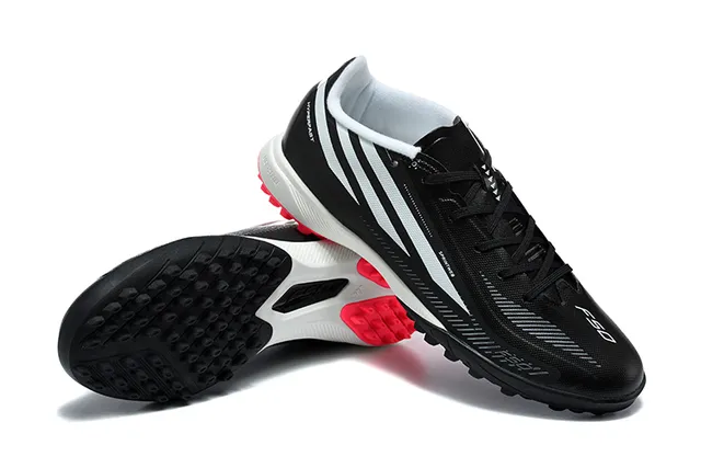 Adidas X Speedportal Hyperfast Black White Pink Sapatos de futebol para grama artificial 7