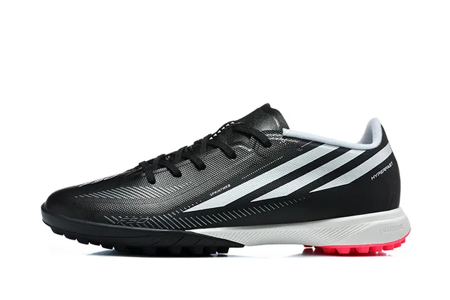 Adidas X Speedportal Hyperfast Black White Pink Sapatos de futebol para grama artificial 10