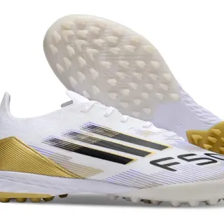 Adidas X White Gold 低帮模压圆锥钉草地足球鞋