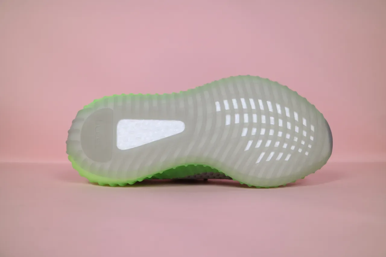 أديداس Yeezy Boost 350 V2 Glow Green حذاء رياضي لايف ستايل 23