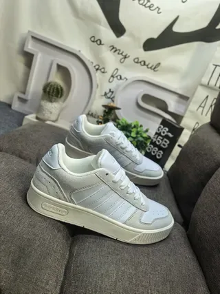 Adidas Yellow Brown Low-Top Three-Stripe Side Panel Lifestyle Sneakers 19