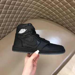 Air Jordan 1 Monogram Zapatillas de Baloncesto Negro de Alto