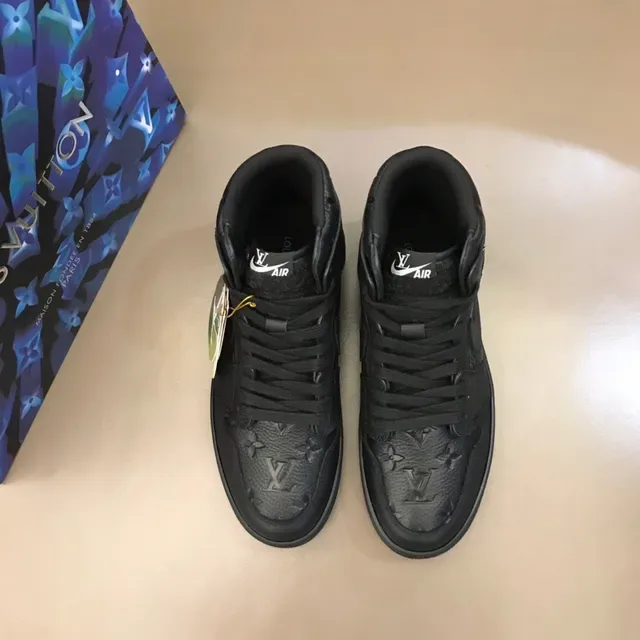 Air Jordan 1 Monogram काला हाई-टॉप बास्केटबॉल जूते 9