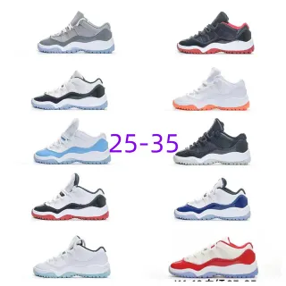 Tênis de basquete Air Jordan 11 cinza branco azul claro