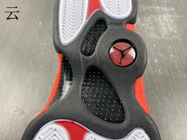 Air Jordan 13 أسود أحمر أخضر Jewel حذاء كرة السلة 6