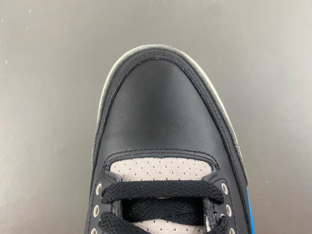Air Jordan 3 أسود أزرق بيج أحذية كرة السلة 5