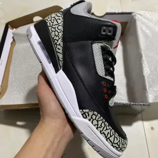 Tênis de basquete Air Jordan 3 Black Elephant