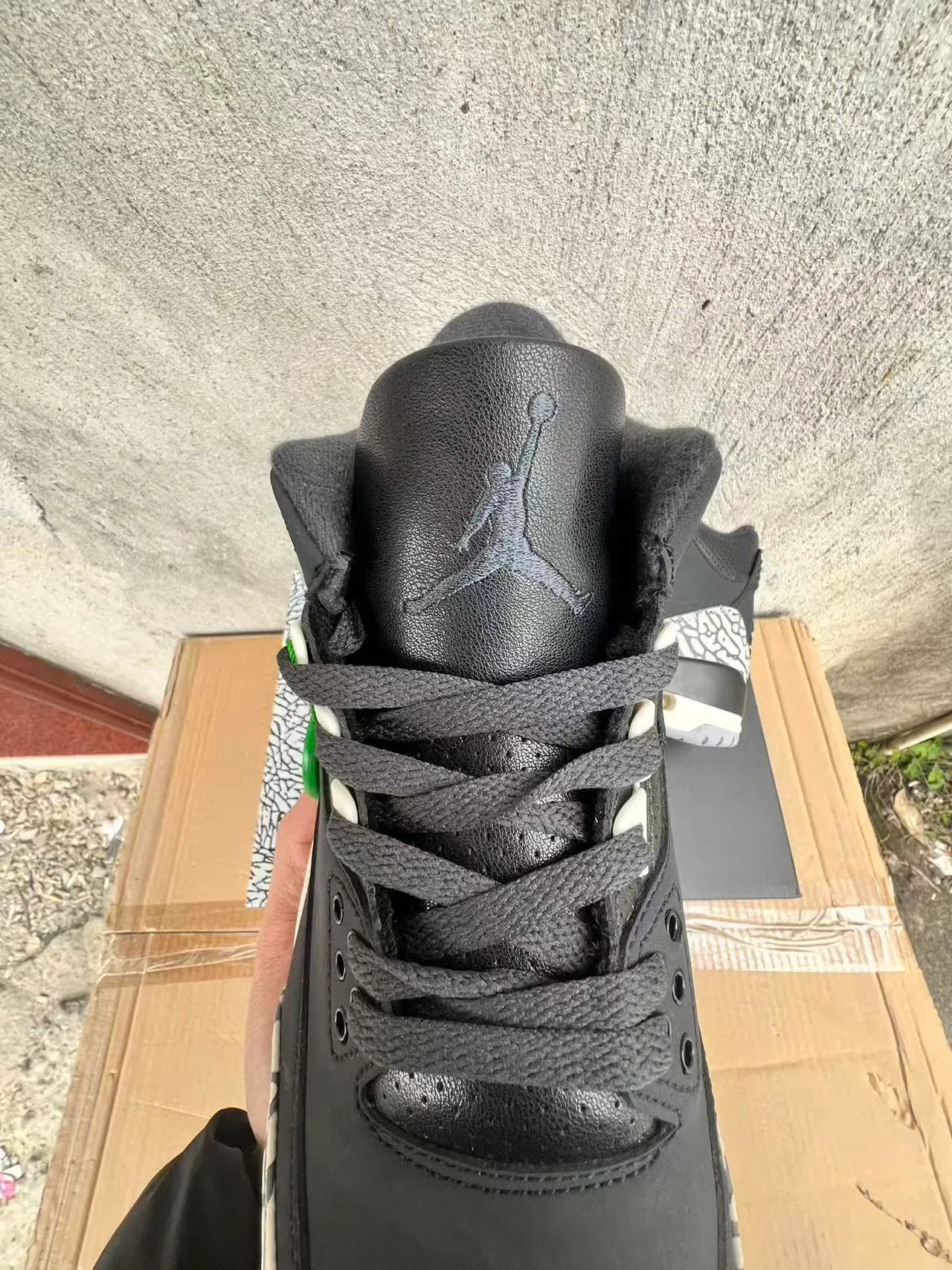 Zapatillas de baloncesto Air Jordan 3 con estampado de elefante negro 4