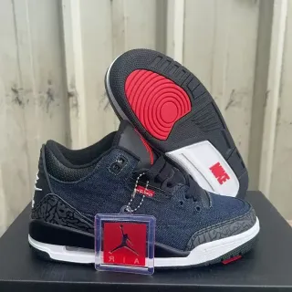 Zapatillas lifestyle Air Jordan 3 de denim con estampado de elefante