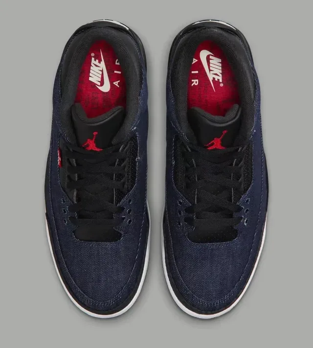 Air Jordan 3 ডেনিম এলিফ্যান্ট প্রিন্ট লাইফস্টাইল স্নিকার্স 4
