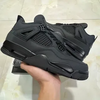 Air Jordan 4 Tênis de basquete preto
