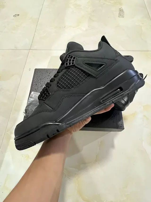 Air Jordan 4 Tênis de basquete preto 5