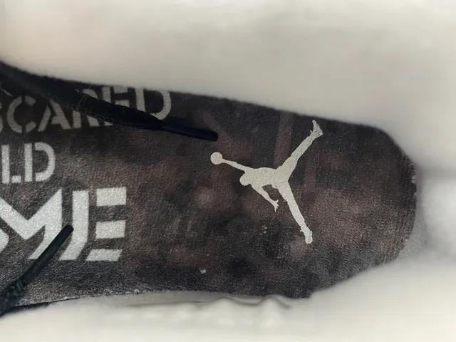 Chaussures de basketball Air Jordan 4 noir gris blanc 8