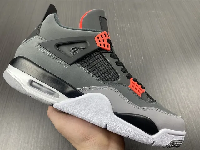 Air Jordan 4 深灰色 黑色 红色 篮球鞋 17