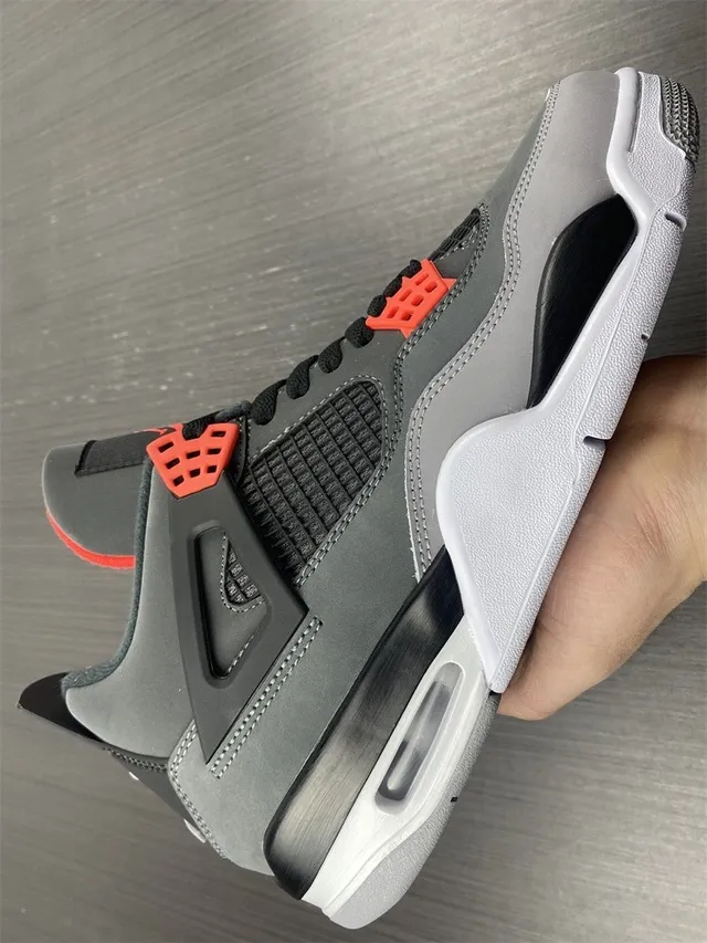 Air Jordan 4 深灰色 黑色 红色 篮球鞋 18