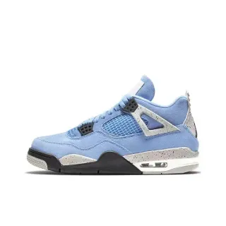 Air Jordan 4 হালকা নীল সোয়েড এবং মেশ বাস্কেটবল জুতো