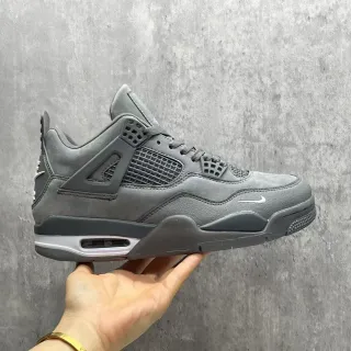 Air Jordan 4 मोनोक्रोमैटिक ग्रे बास्केटबॉल शूज़