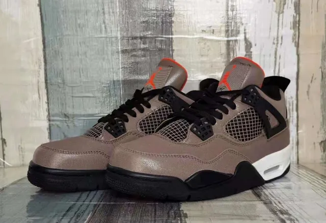 Air Jordan 4 灰褐黑橙篮球鞋 4