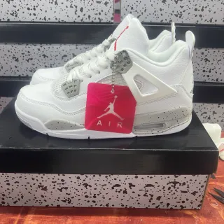 Zapatillas de baloncesto Air Jordan 4 blanco moteado