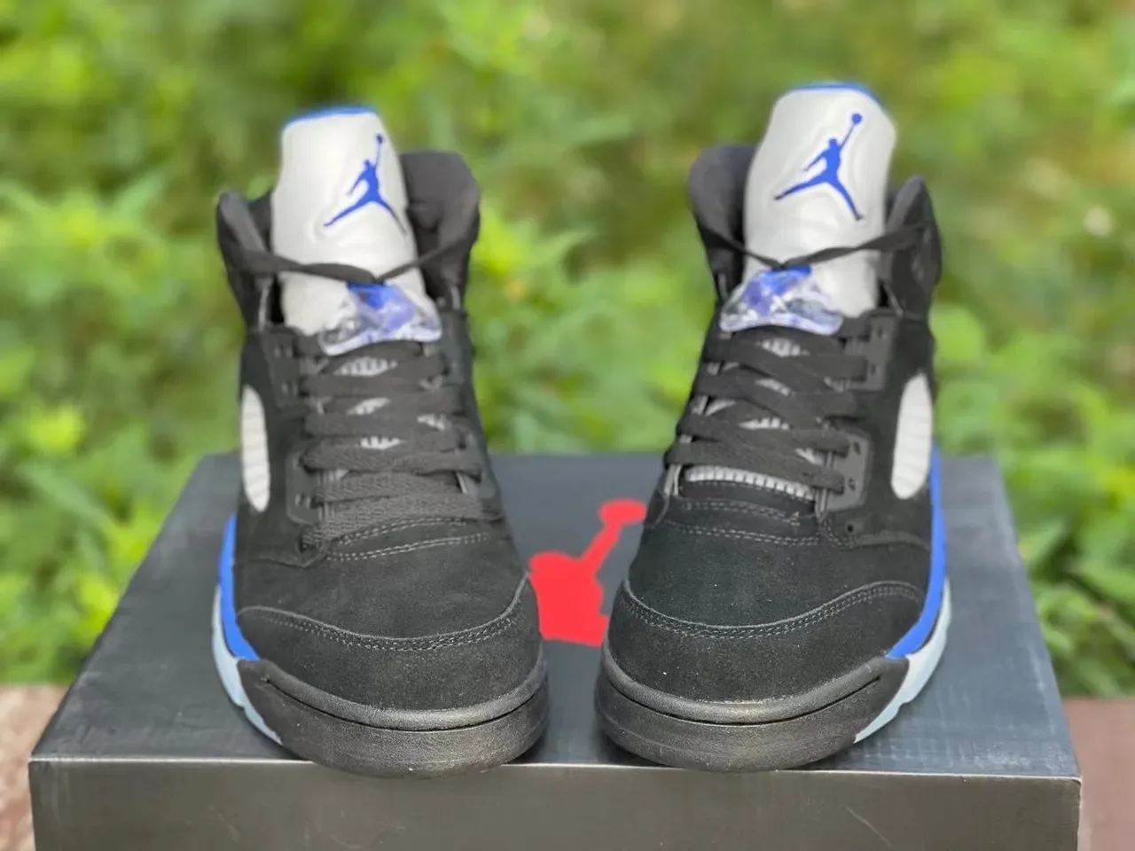 Air Jordan 5 Black Royal Blue White Zapatos de baloncesto 2